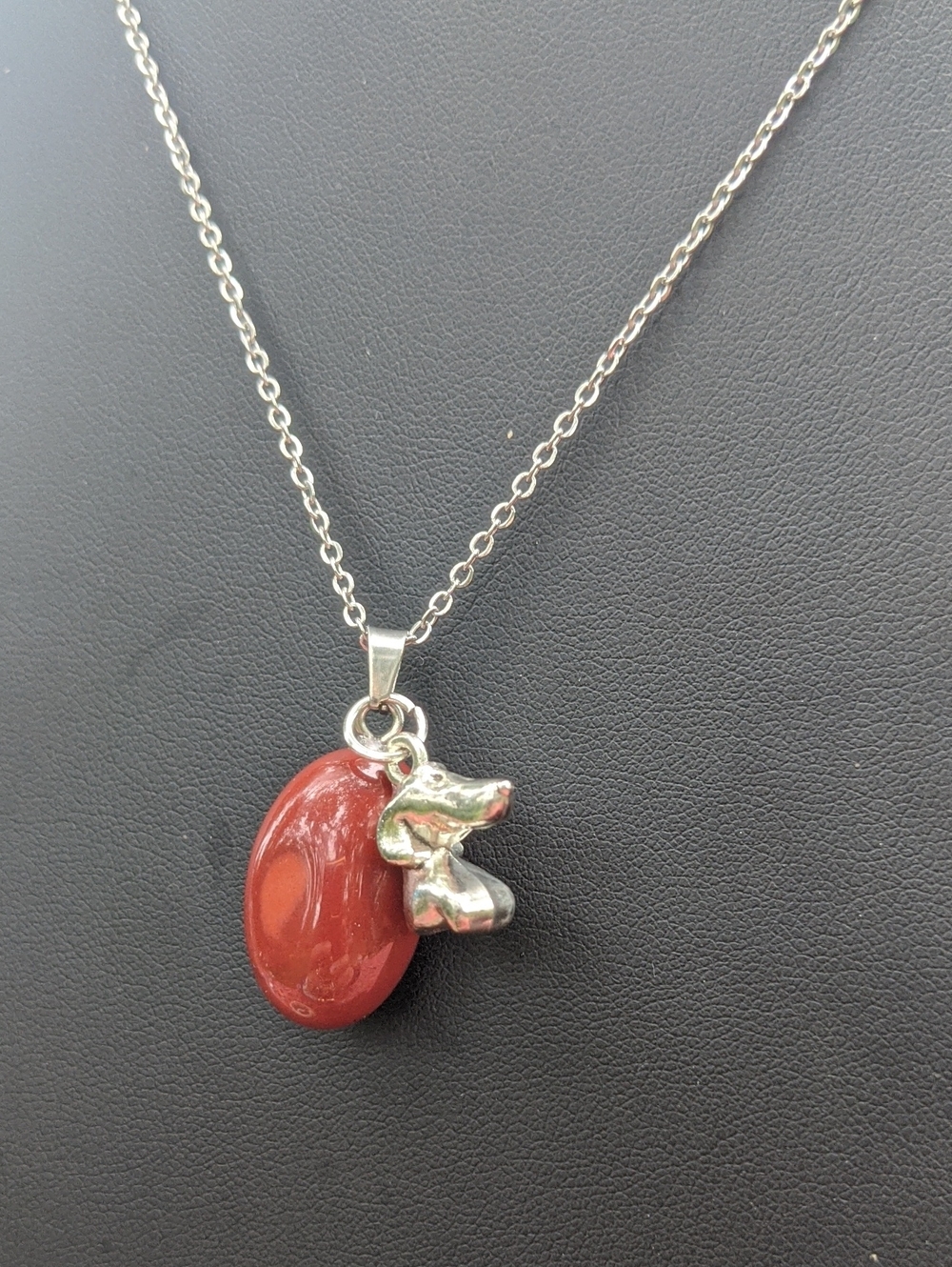 Dog Mookaite Jasper pendant